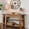 Alaterre Furniture Durango 54"L Industrial Wood Console/Media Table with Two Shelves ANDU1074 - alternate 7